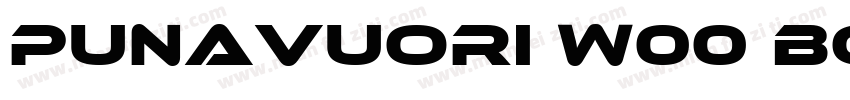 Punavuori W00 Bold字体转换